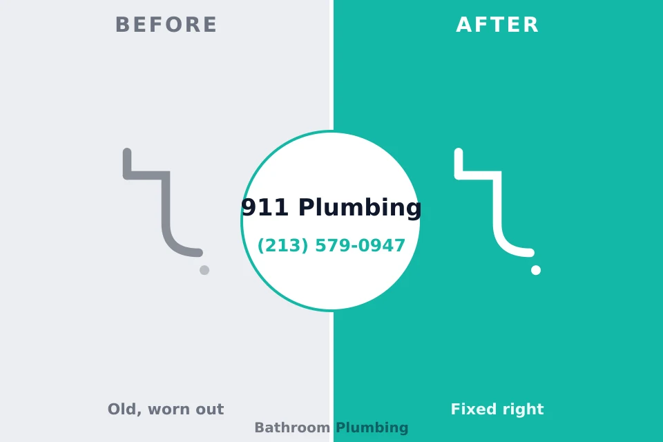 Before and after: plumbing company Ozark, AL